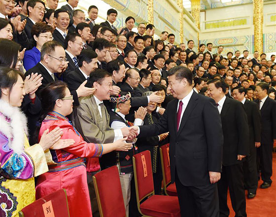 習近平會見中國記協第九屆理事會全體代表和中國新聞獎、長江韜奮獎獲獎者代表